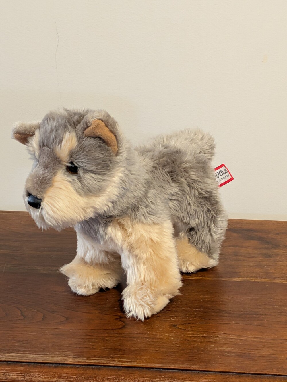 Douglas Cuddle Toys  Yorkie #1730 Plush Stuffed Puppy Dog  8” Long 7 Inches High
